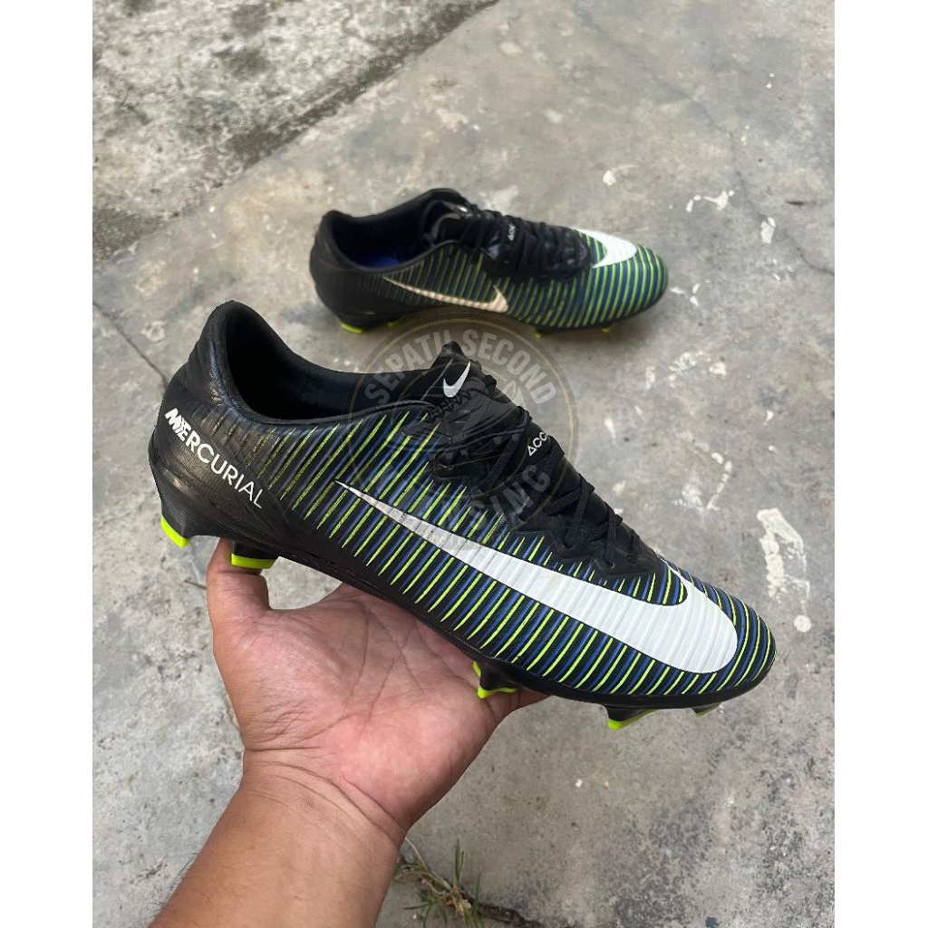 Ni*ke Mercvrial Vapor XI AG-Pro (kode 831957-013) Sepatu Bola Bekas Preloved Original second