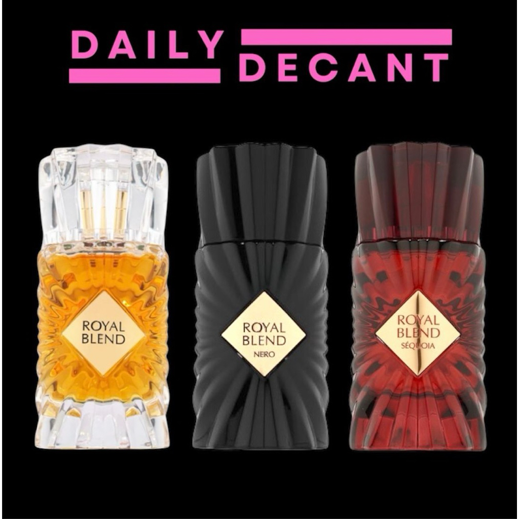 Royal Blend Series Decant Parfum | Royal Blend Nero | Royal Blend Sequoia | Roya Blend XDP
