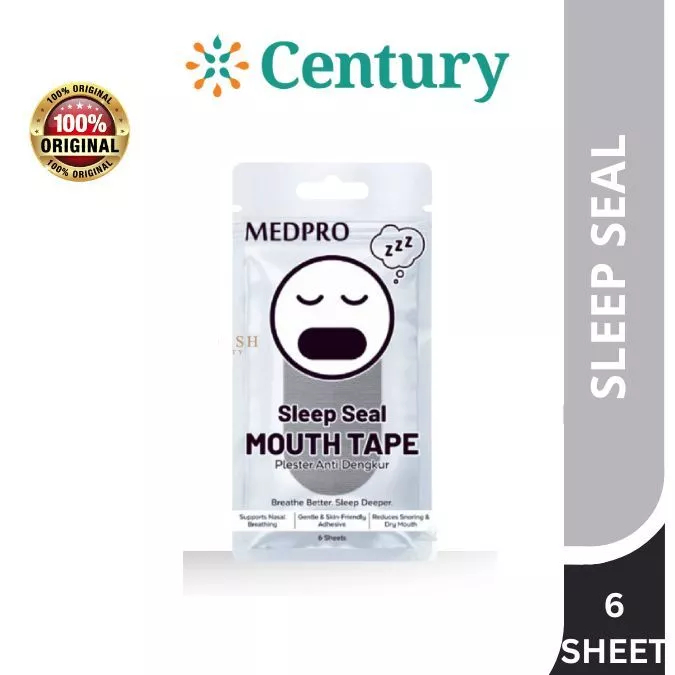 MEDPRO SLEP SEAL MOUTH TAPE ISI 6 LEMBAR / PERAWATAN MULUT /DENGKUR /NGOROK