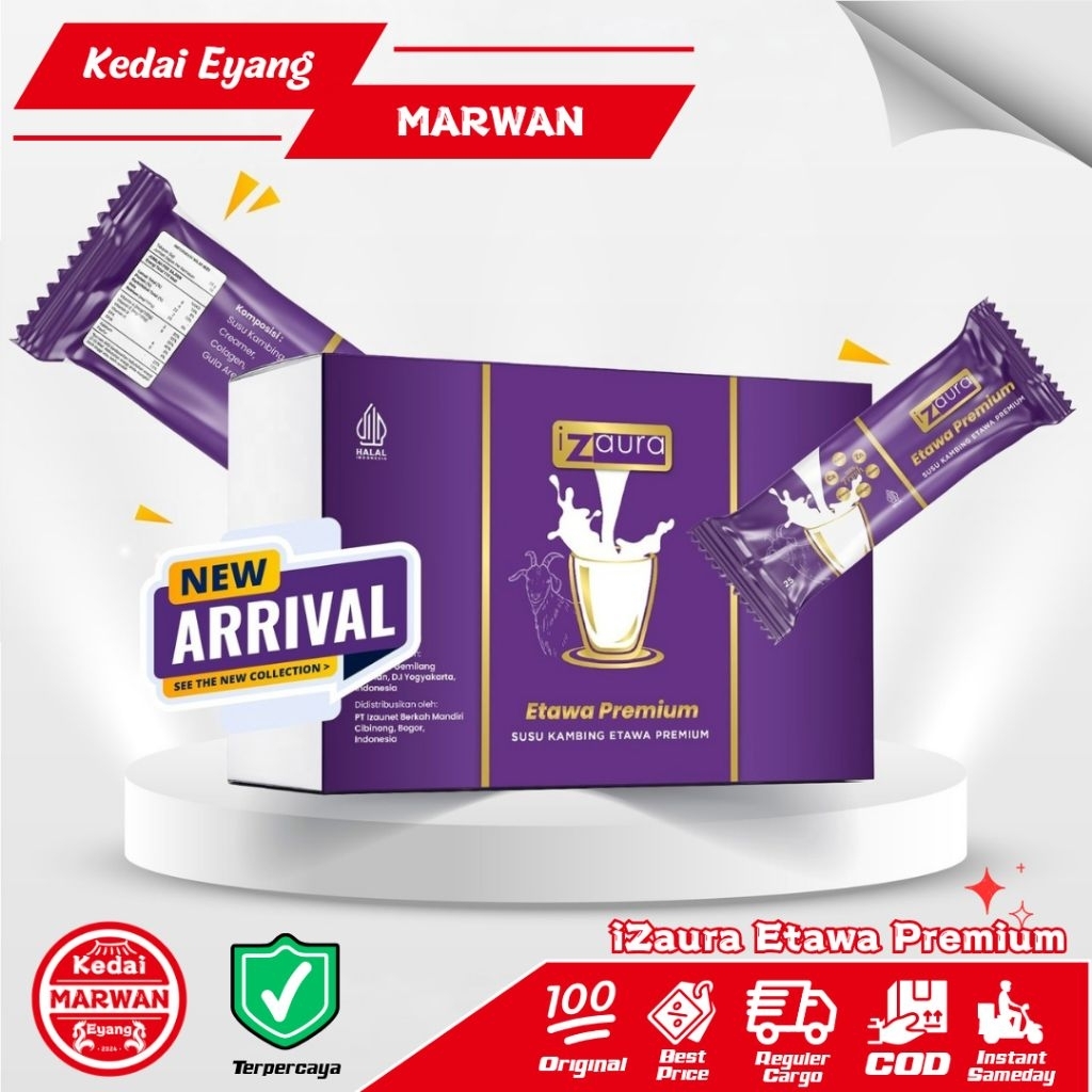 iZaura Susu Kambing Etawa Premium 1Box Susu Etawa Premium