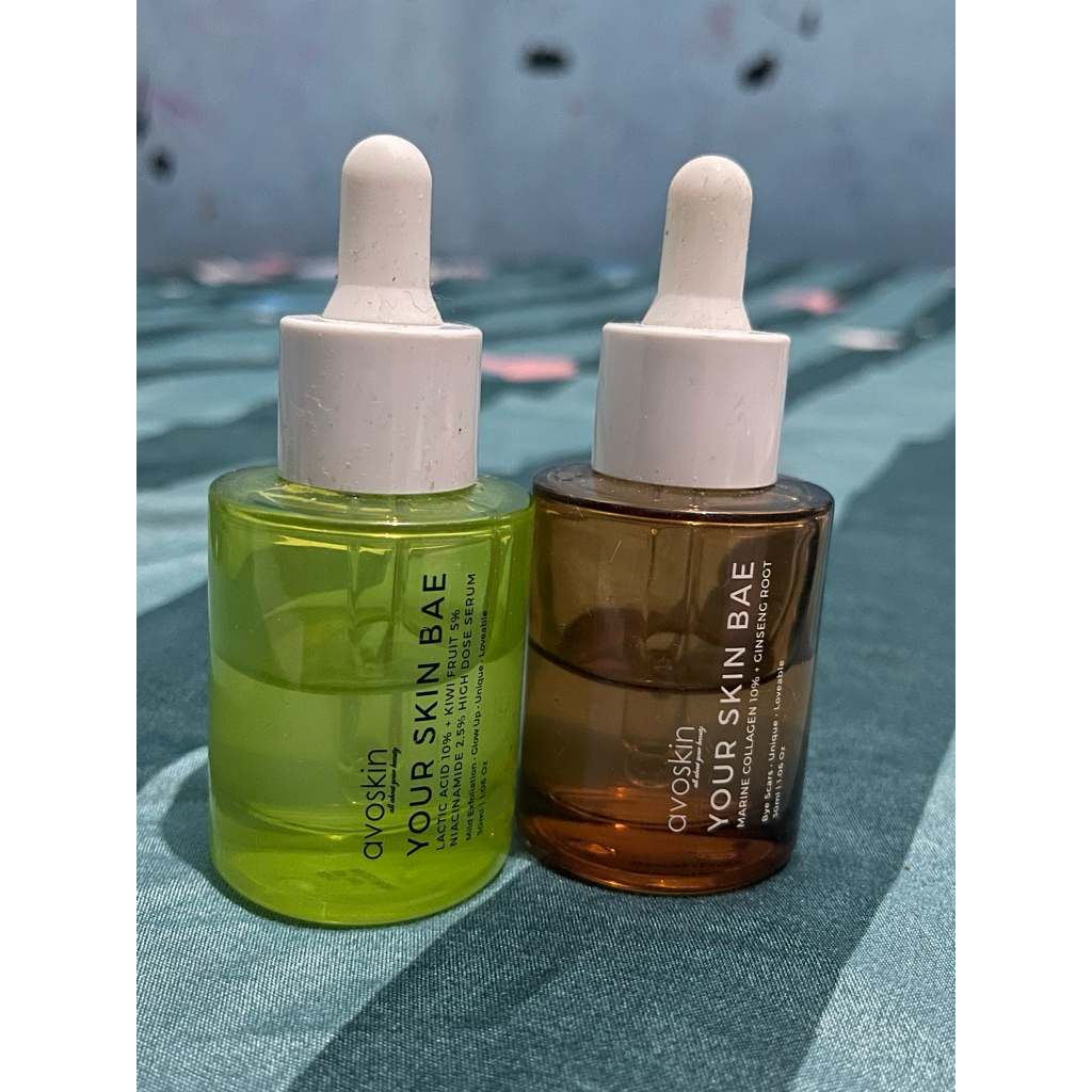 DAPAT 2 pcs PRELOVED avoskin lactic acid dan marine collagen