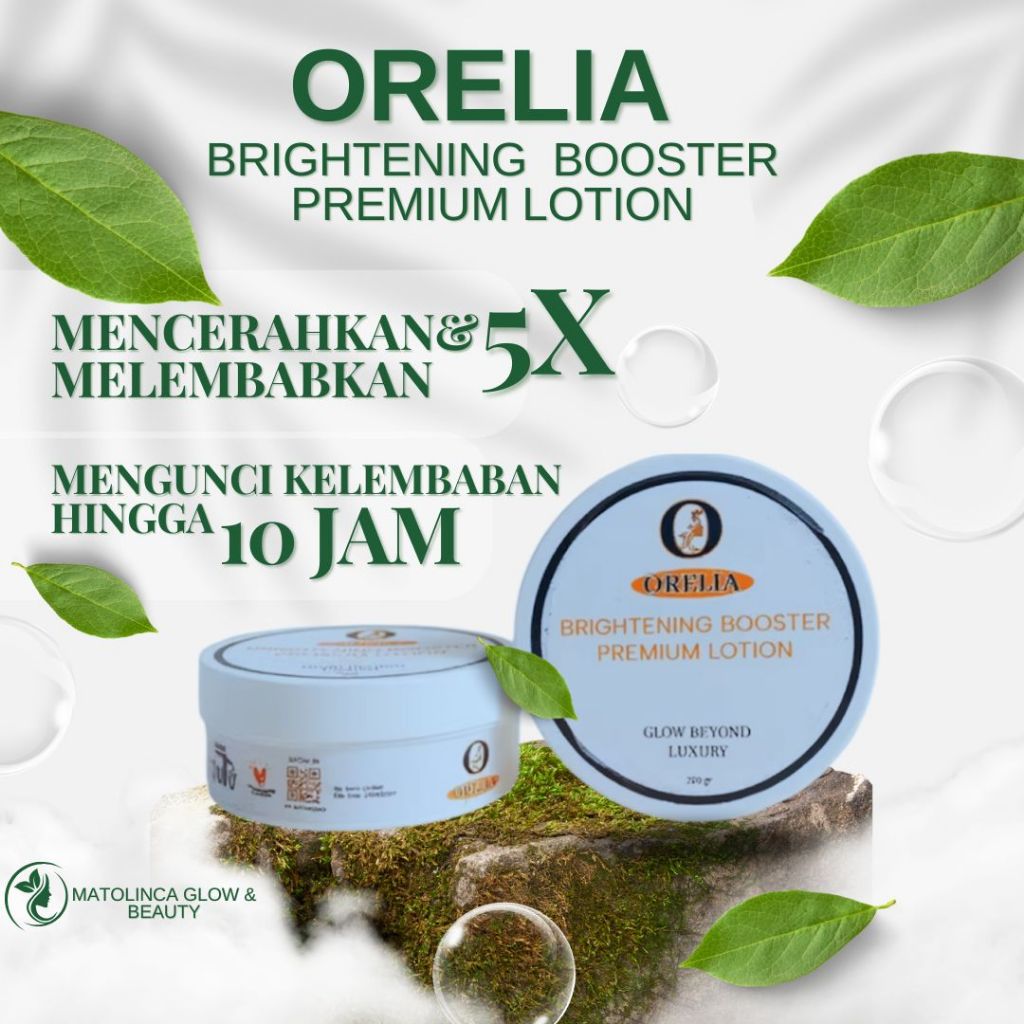 TERLARIS ORELIA BRIGHTENING BOOSTER PREMIUM LOTION HB PEMUTIH BPOM