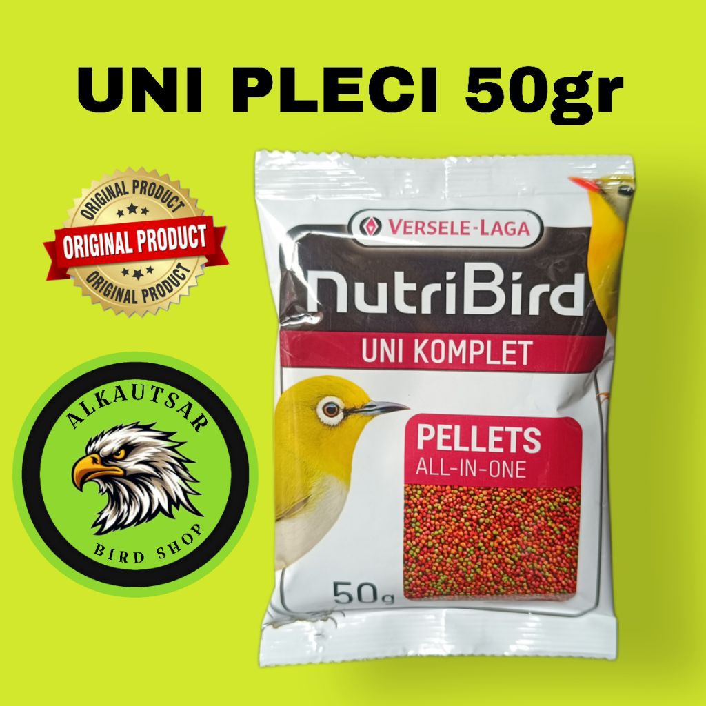 NUTRIBIRD UNI KOMPLET 50 GRAM NUTRIBIRD UNI COMPLETE PLASTIK PAKAN BURUNG PLECI ORIENTAL WHITE EYE N