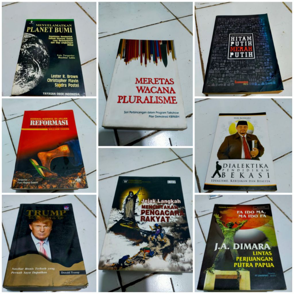 Lintas perjuangan putra Papua / Hitam putih merah putih / Dialektika pendidikan Bekasi / Meretas wac