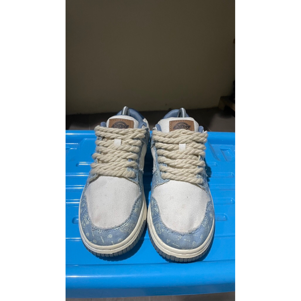 SEPATU SNEAKERS DICKIES WHITE BULE ( ORIGINAL )