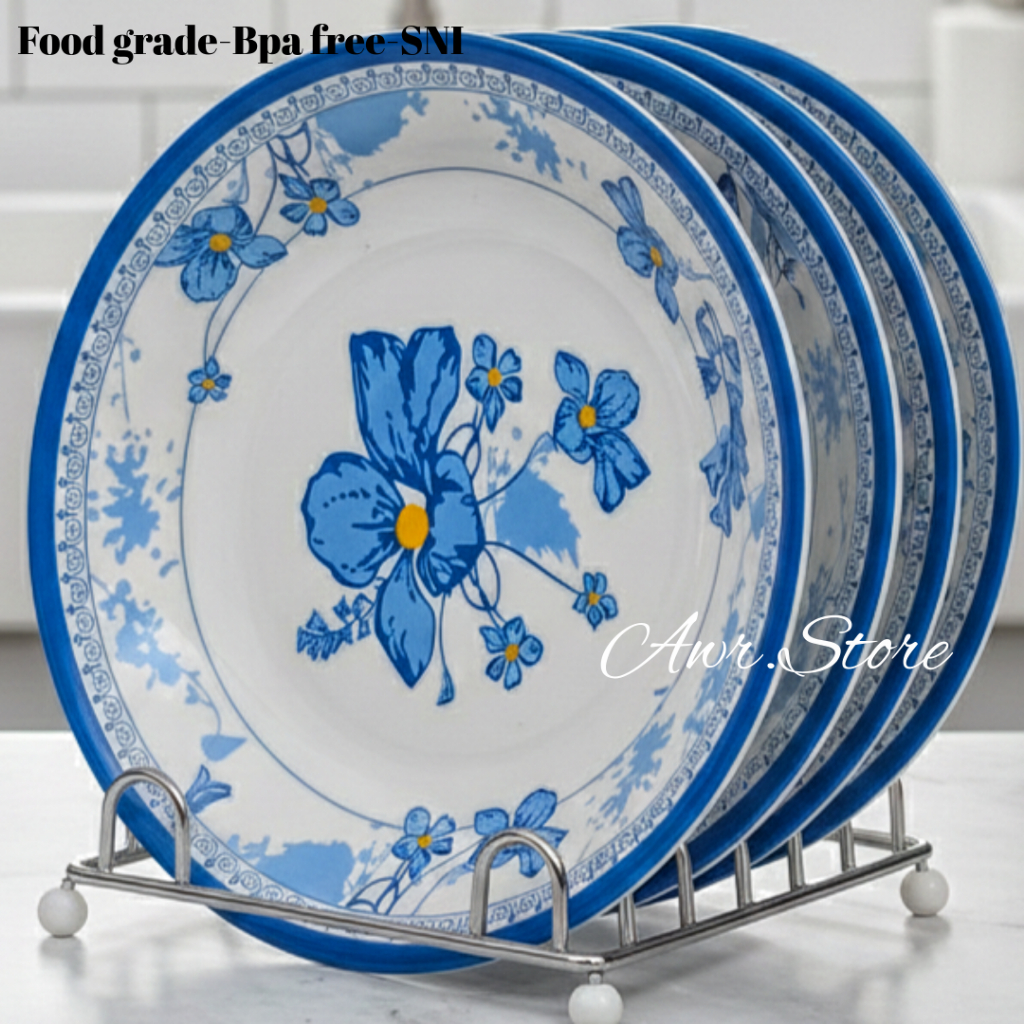 PROMO 1 LUSIN PIRING MAKAN MELAMIN MOTIF KELUARAN TERBARU