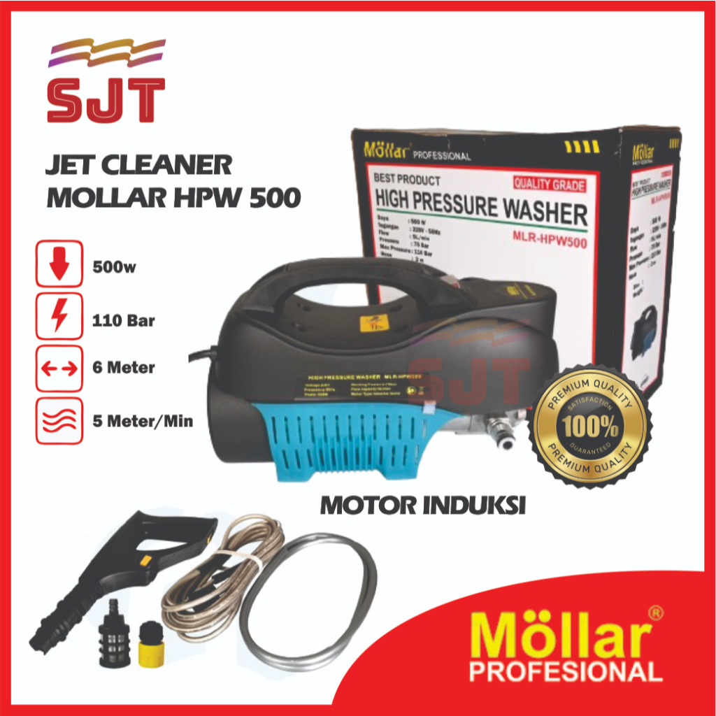 Jet Cleaner Mollar HPW 500 Jet Cleaner High Pressure Washer Mesin Cuci Mobil