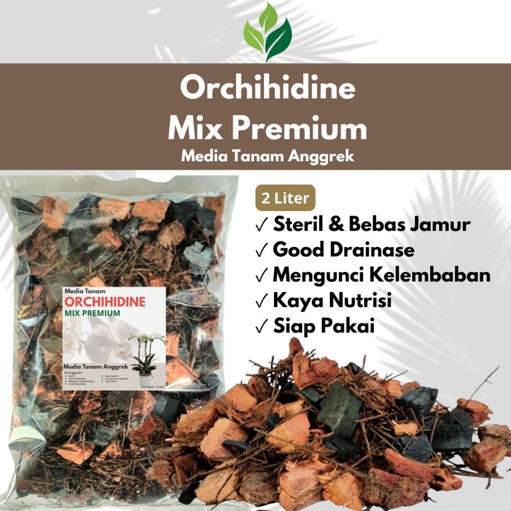 Infarm Japan - Media Tanam Anggrek Media Tanam Anggrek Siap Pakai Media Orchid 2 Liter