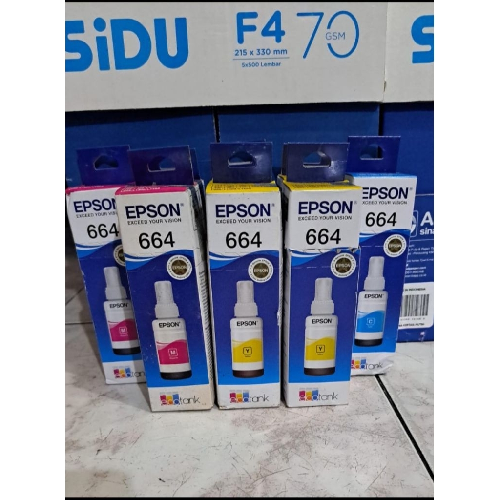 Tinta epson original 003 || original 664 || tinta epson original 100%