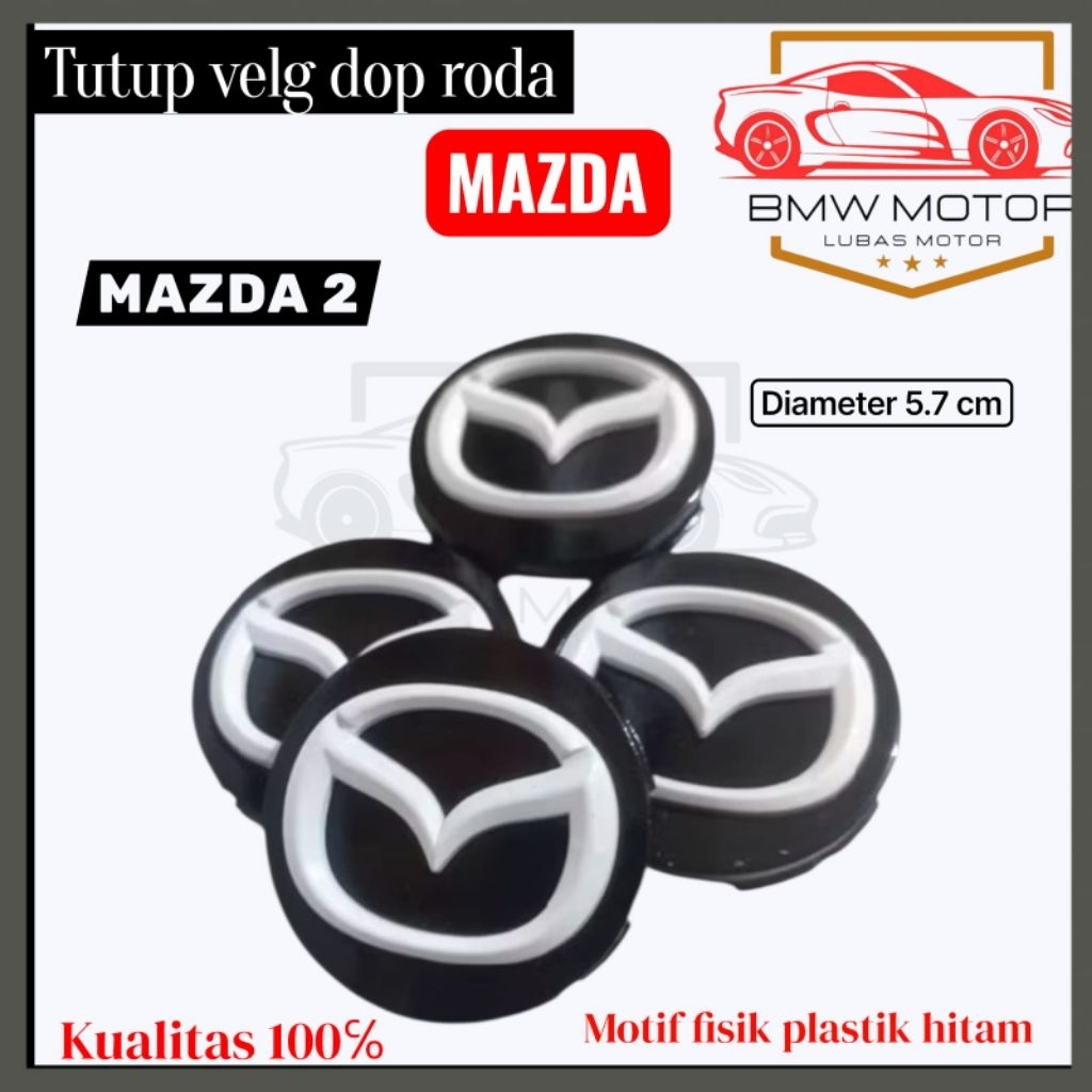 DOP VELG TUTUP AS RODA MOBIL MAZDA2 VARIASI