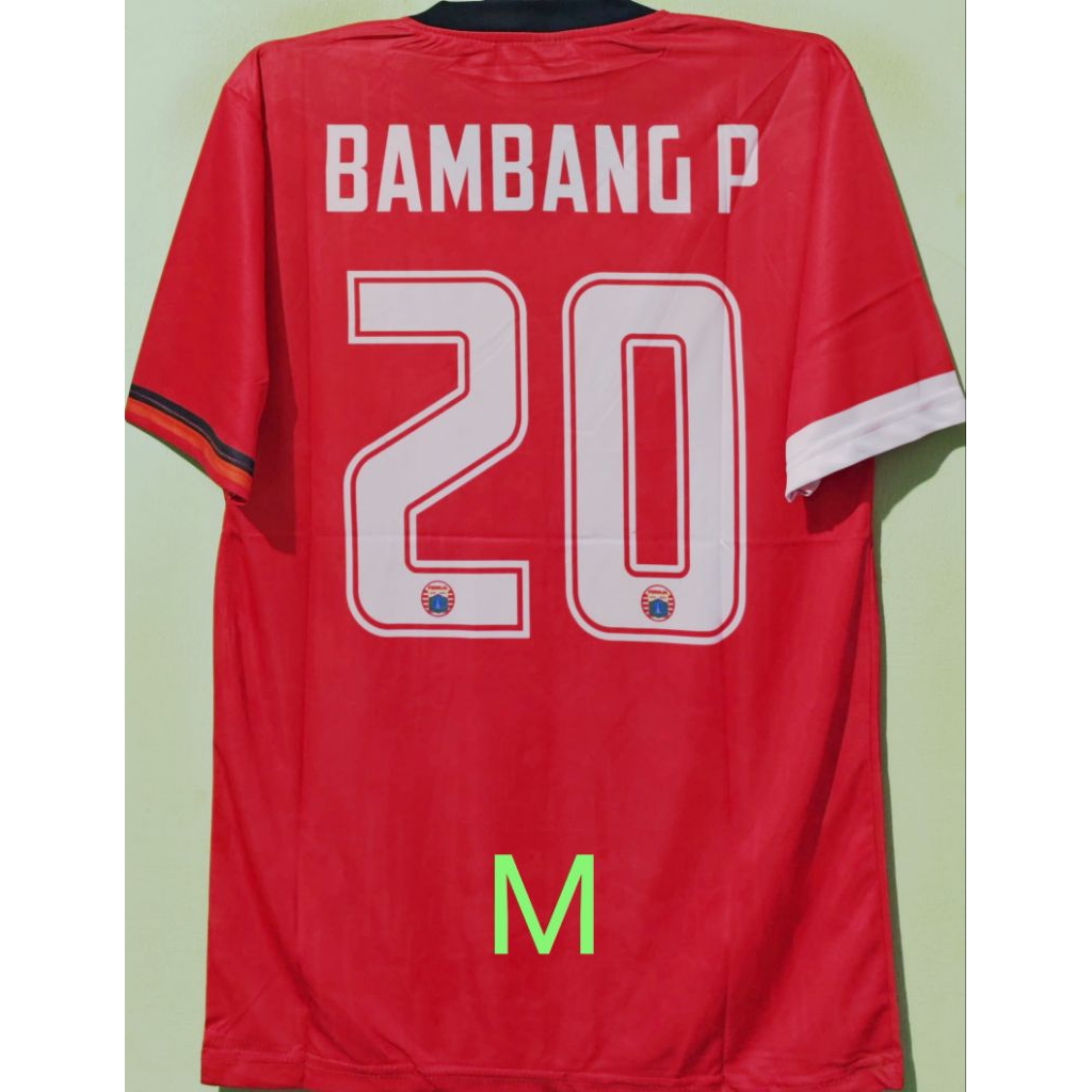 (Minus) Jersey Persija home 2017 BAMBANG P lokal printing