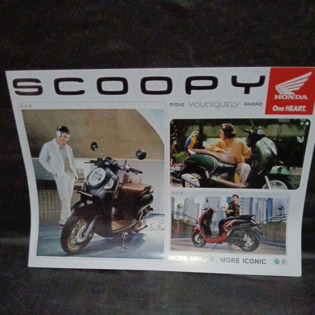 brosur poster leaflet katalog honda Scoopy