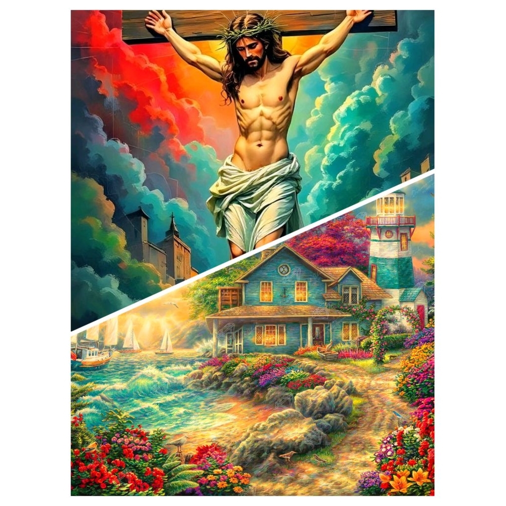 5D Diamond Painting RESIN JUMBO Square Drill