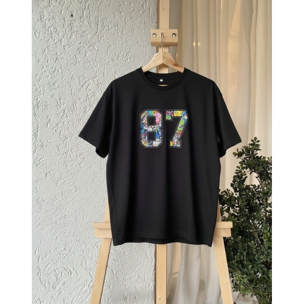 T-SHIRT HITAM OVERSIZE