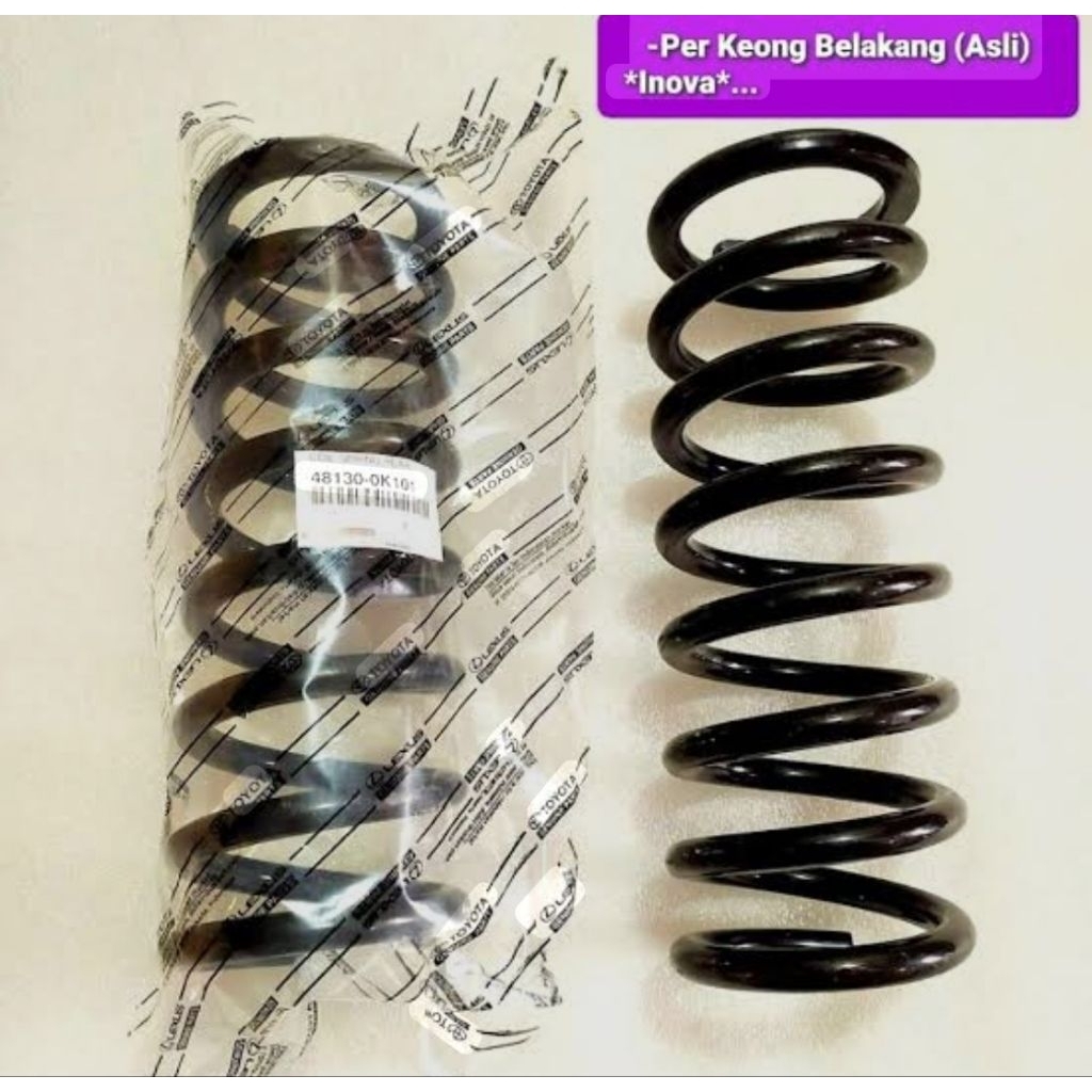 COIL SPRING PER KEONG DEPAN BELAKANG TOYOTA INNOVA REBORN DIESEL BENSIN ORIGINAL MADE IN JAPAN