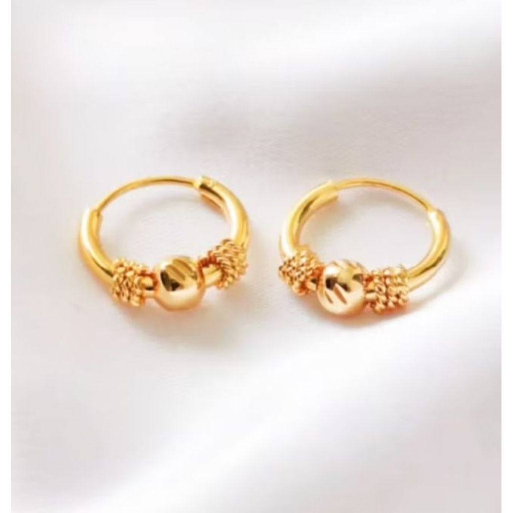 anting gipsi dewasa koin emas terlaris