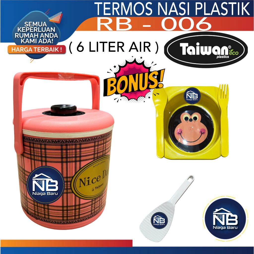 Rice Bucket Ice Bucket Termos Nasi 6 Liter Taiwan RB-006