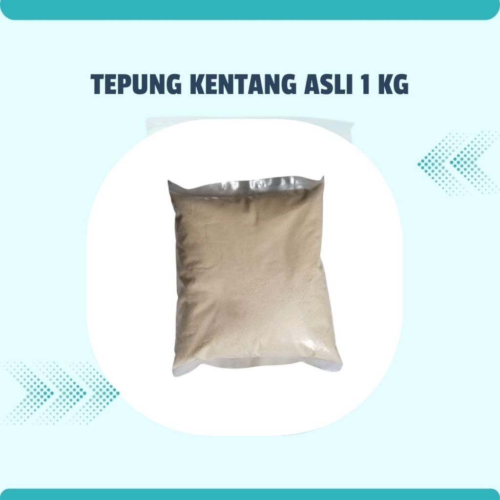 Tepung kentang asli utuh 1 kilo/tepung kentang original 1 kilo/tepung kentang 1 kilo