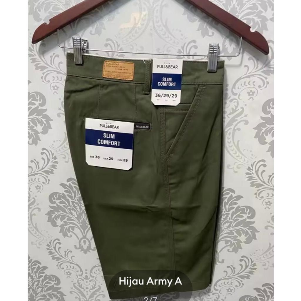 Celana pendek chino pria size 27-38 / Celana Chino pendek pria bahan melar