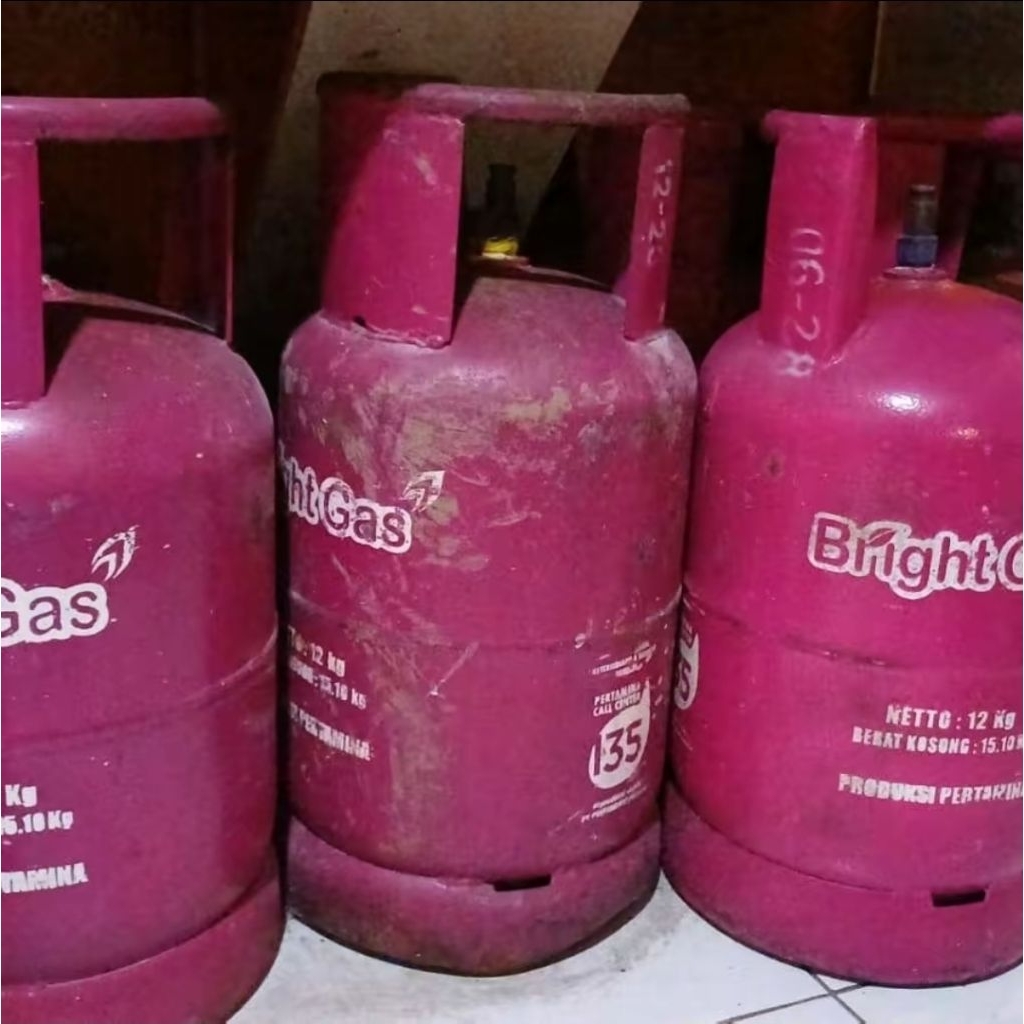 Tabung Gas warna Pink 12 Kg KOSONGAN tanpa gas