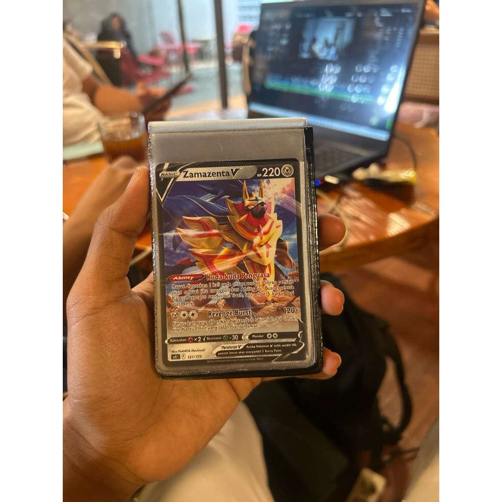 Pokemon Card Zamazenta V Indonesia Version