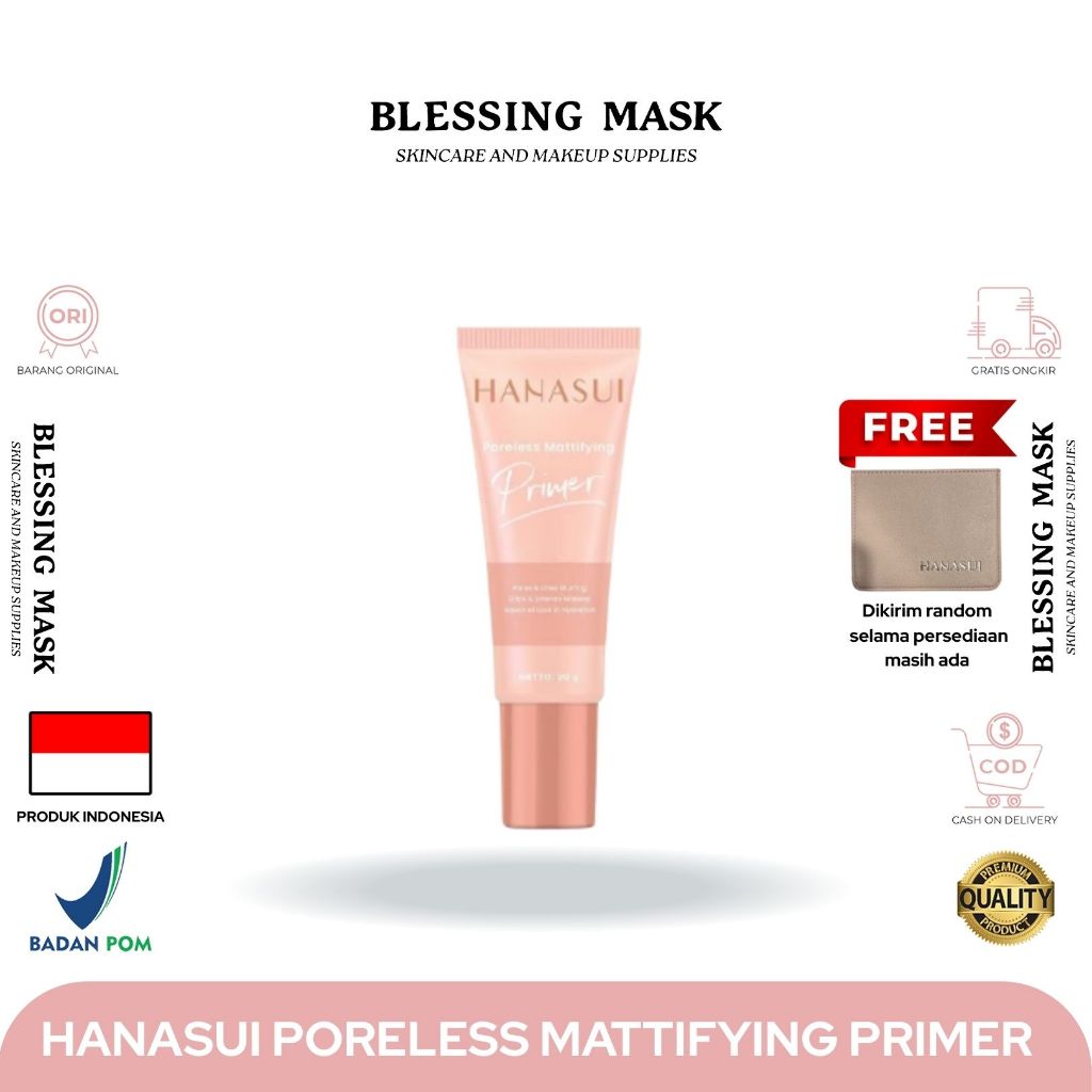 Hanasui Poreless Mattifying Primer 20gr | Primer Hanasui