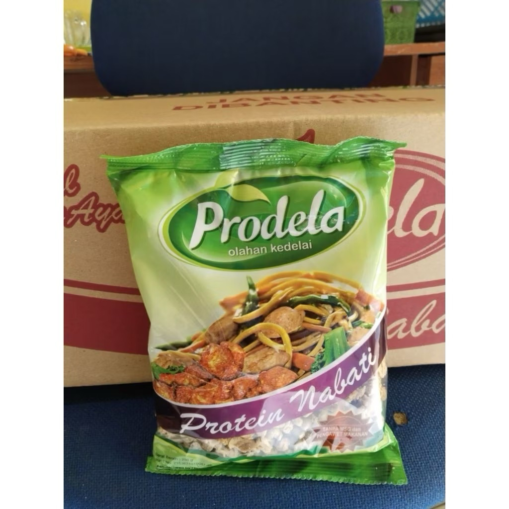 Prodela/Protein Nabati/daging nabati/daging vegetarian 250 gr Prodela/Vegetable Protein/Vegetable Me