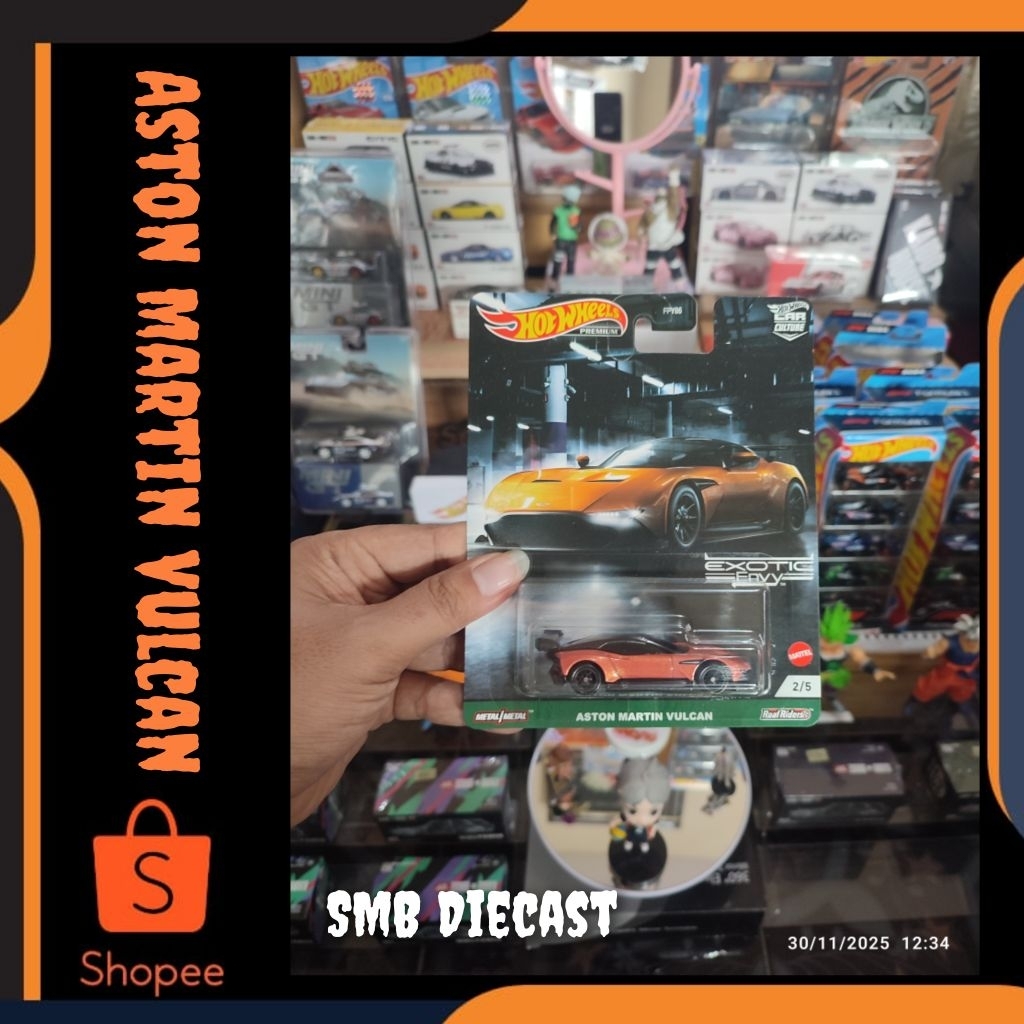 HOT WHEELS ASTON MARTIN VULCAN EXOTIC ENVY (PREMIUM)