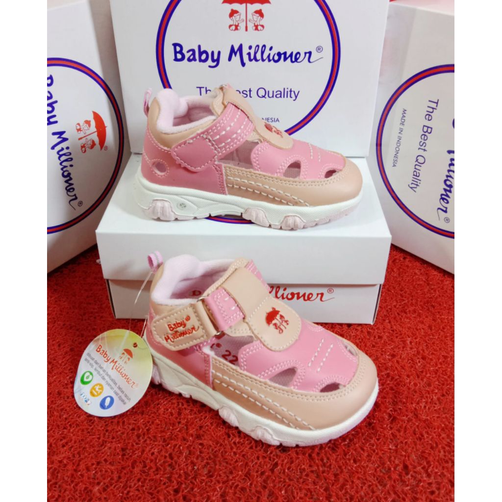 Sepatu sneaker anak perempuan BABY MILLIONER BMCC 396 terbaru original