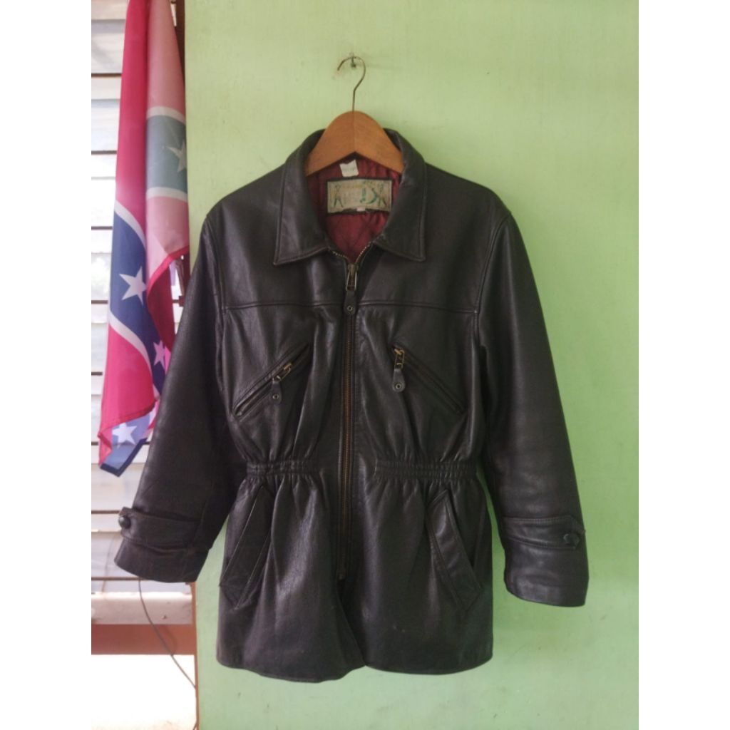 VINTAGE 40's FRENCH LEATHER JACKET