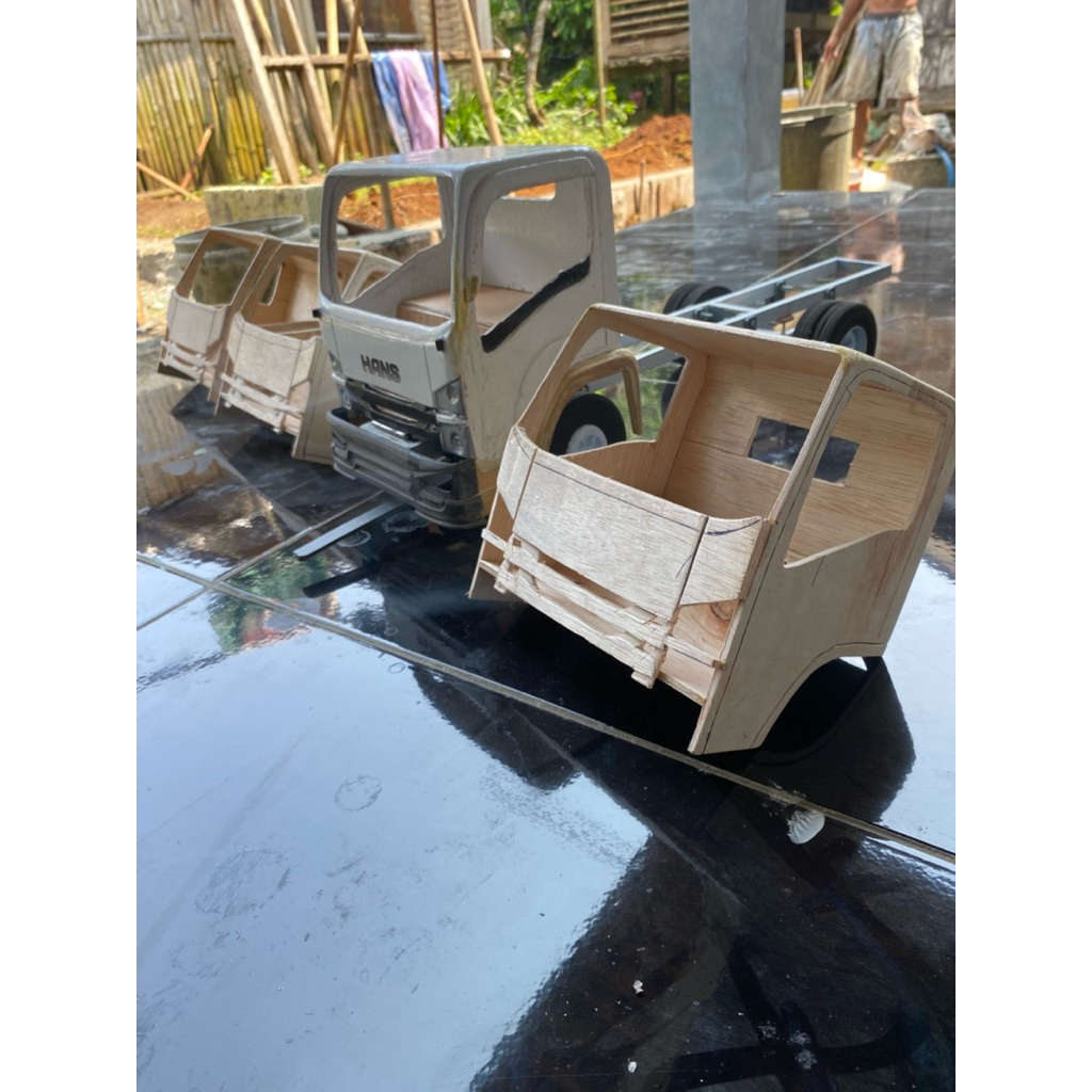 KABIN MINIATUR TRUCK GIGA SKLA 1:10 mentahan /bahan NON BUKAAN  harga terjangkau #fyp #miniatur truc