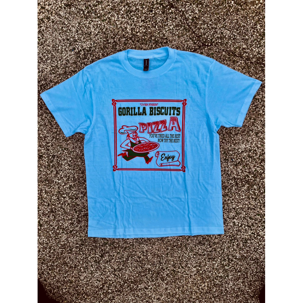 gorila biscuits-pizaa box t shirts