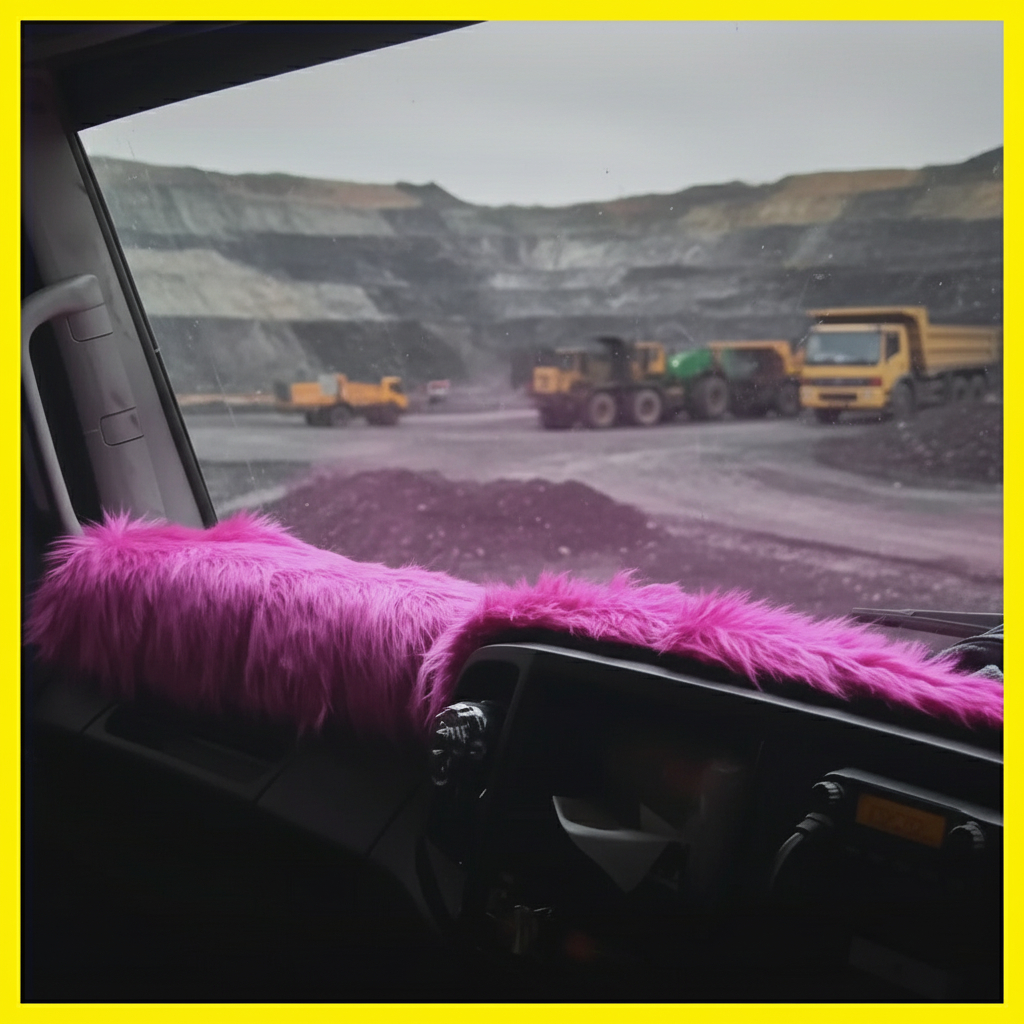 Karpet Bulu Rasfur Korea Alas Dashboard Truk Kain Taplak Dasbor Mobil 50x200cm