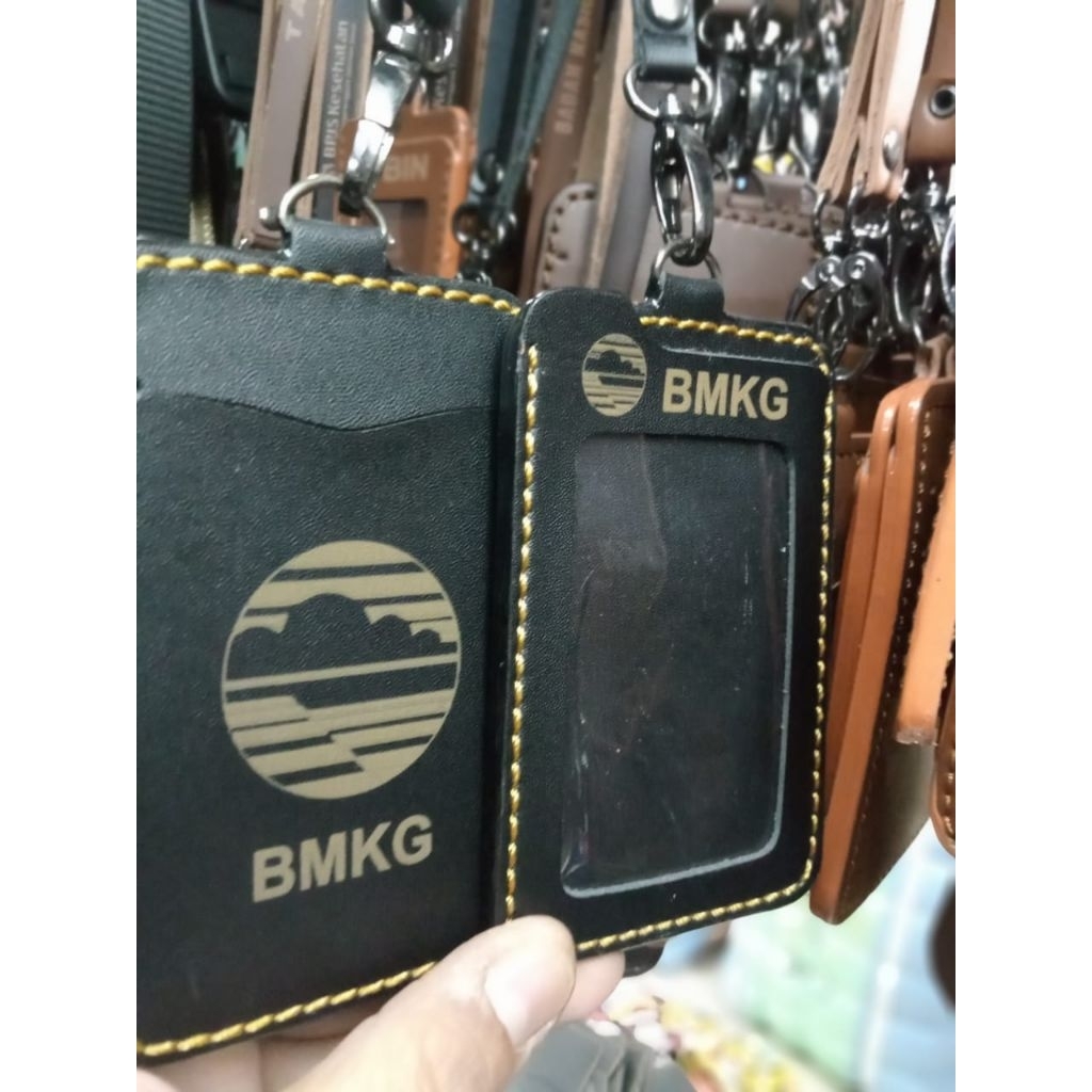 lanyard id card BMKG dompet id card+gantungan BMKG bahan berkualitas tinggi