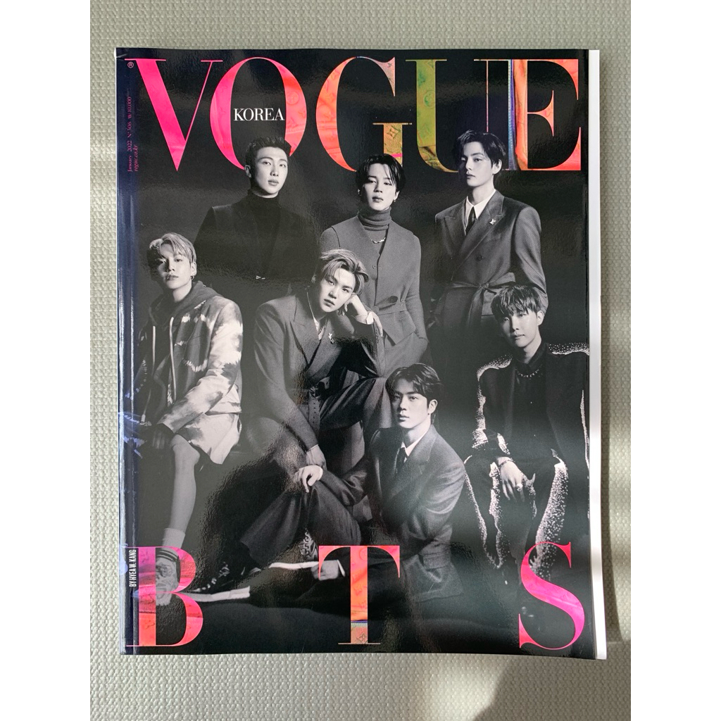 Majalah Vogue Korea cover BTS