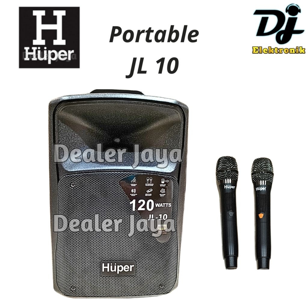 Speaker Portable Huper JL10 / JL 10 - 10 inch