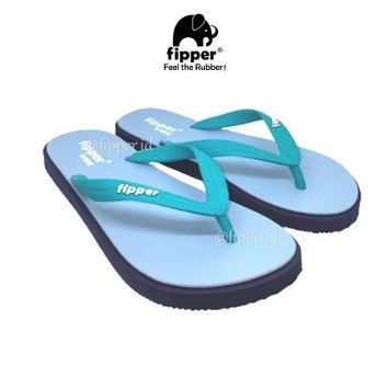 FIPPER WIDE] - Blue Echo/Navy/Turquoise - Sandal Jepit Pria