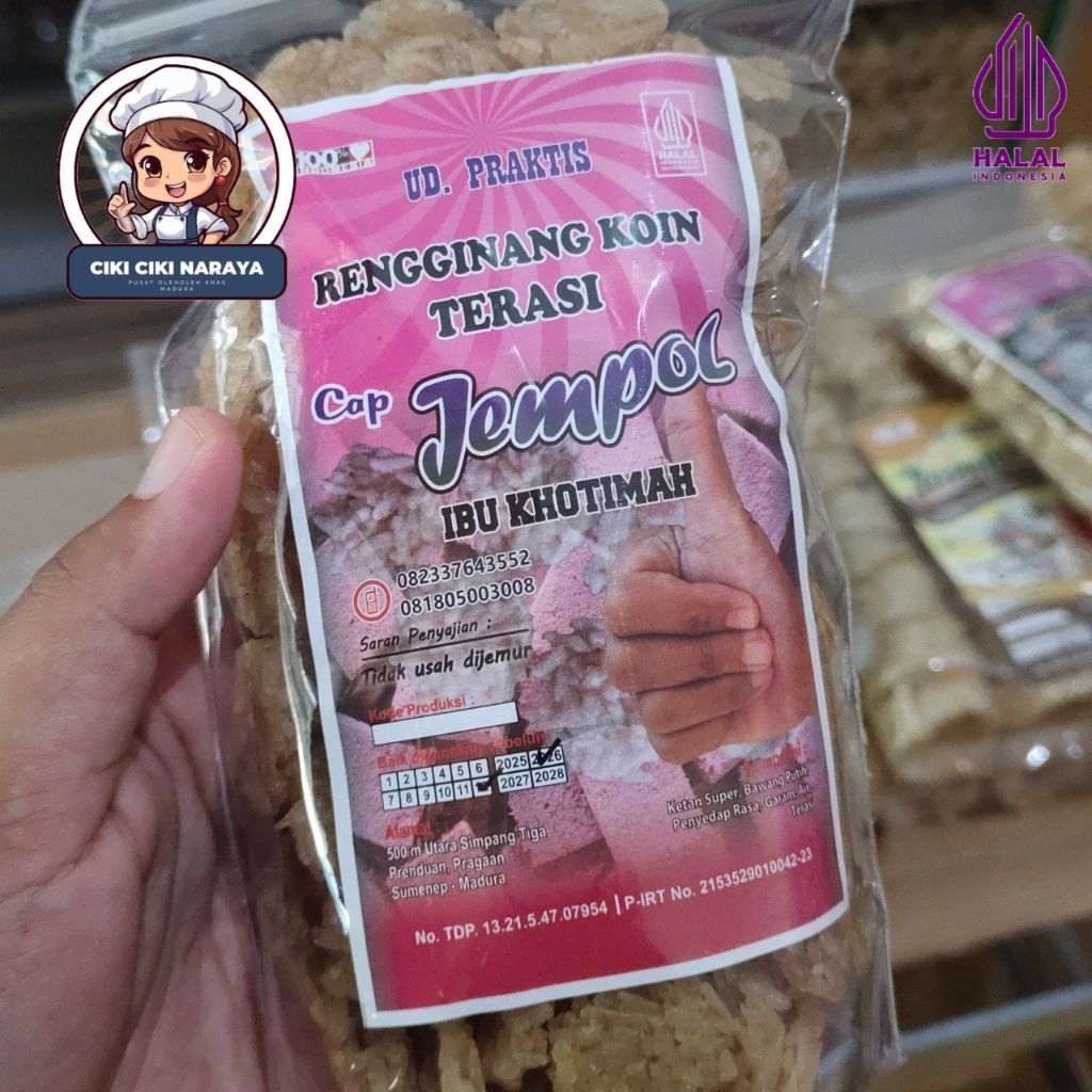 RENGGINANG KOIN CAP JEMPOL RENGGINANG KHAS MADURA