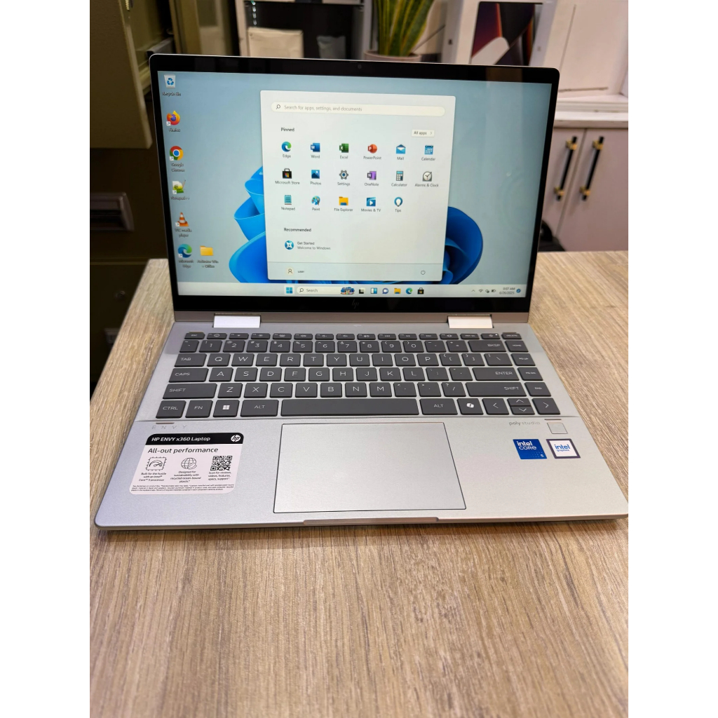 Hp Envy 16 X360 Intel Core 5 120U Touchscreen FHD IPS Windows 11 Office 2024 Silver