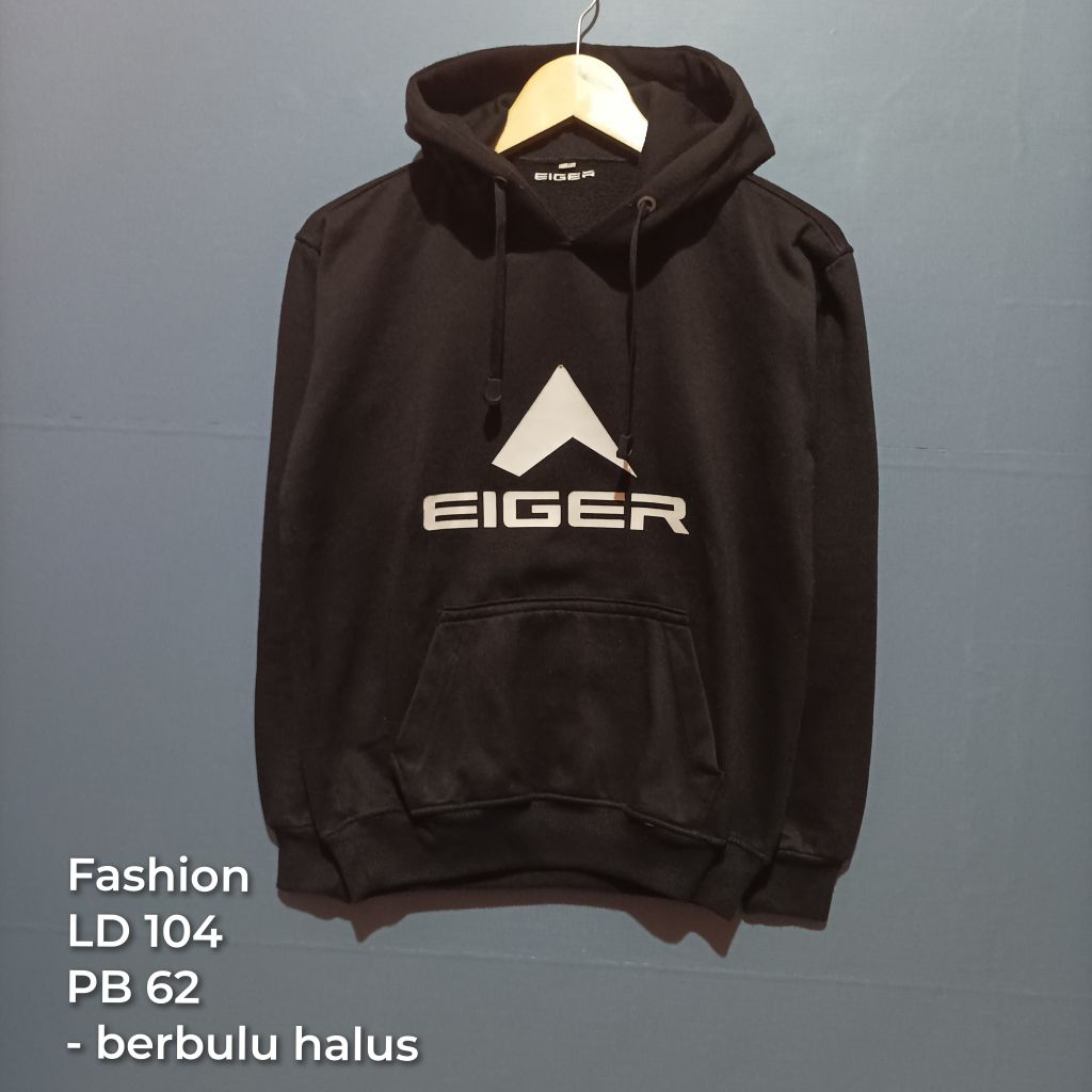 sweater hoodie warna hitam pekat bekas pakai | sweater second brand