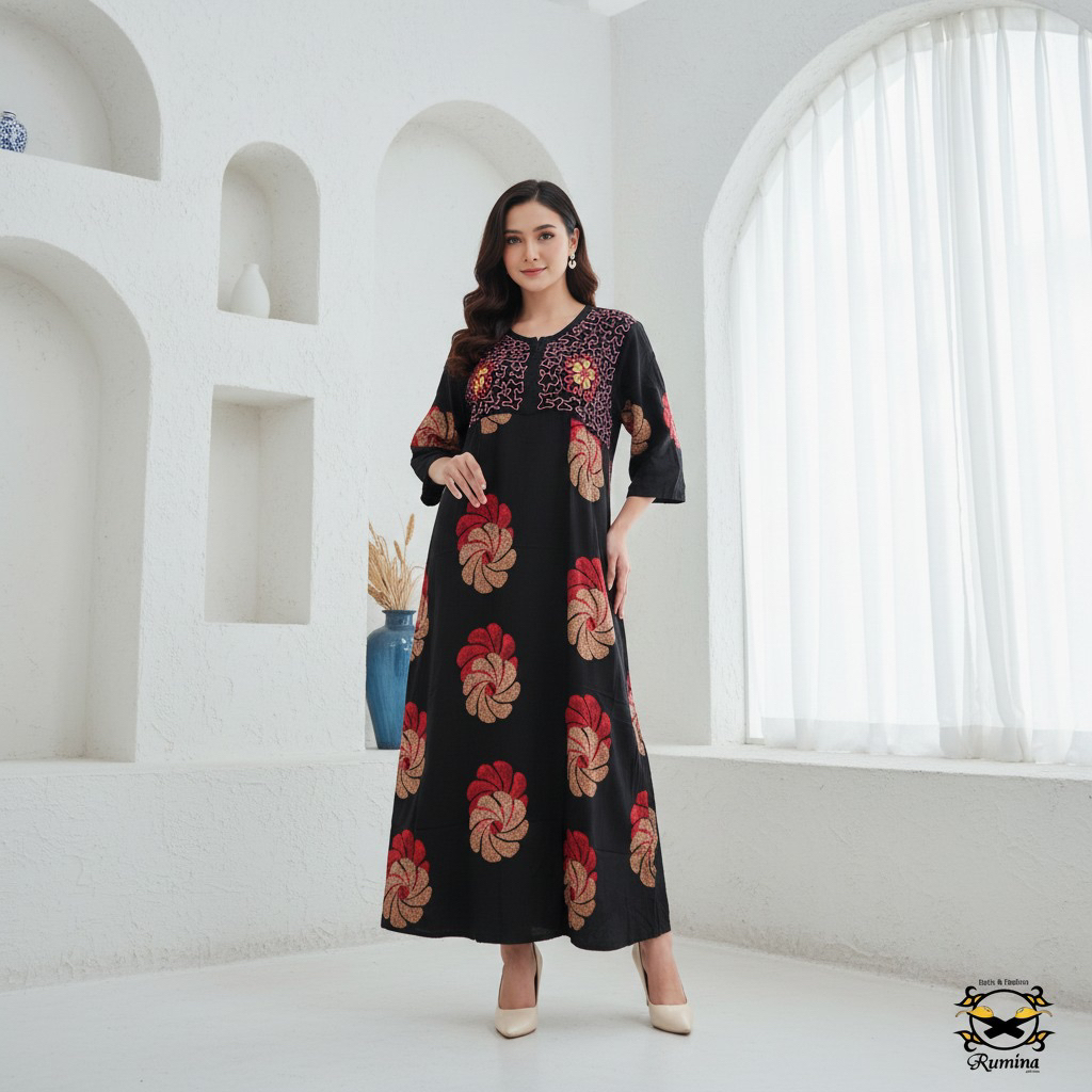 SACKDRESS CORNELLA | ORI PREMIUM by RUMINA BATIK PEKALONGAN | DASTER BUSUI DASTER ADEM BATIK CAP