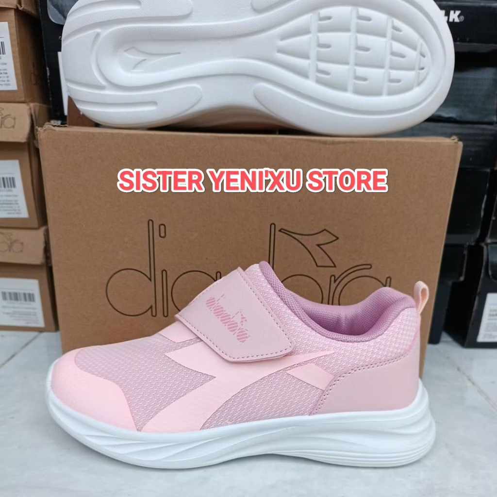 Sepatu Anak Diadora Nexus Girls Kids Shoes PINK (Size 33,35) ORIGINAL STORE 100%