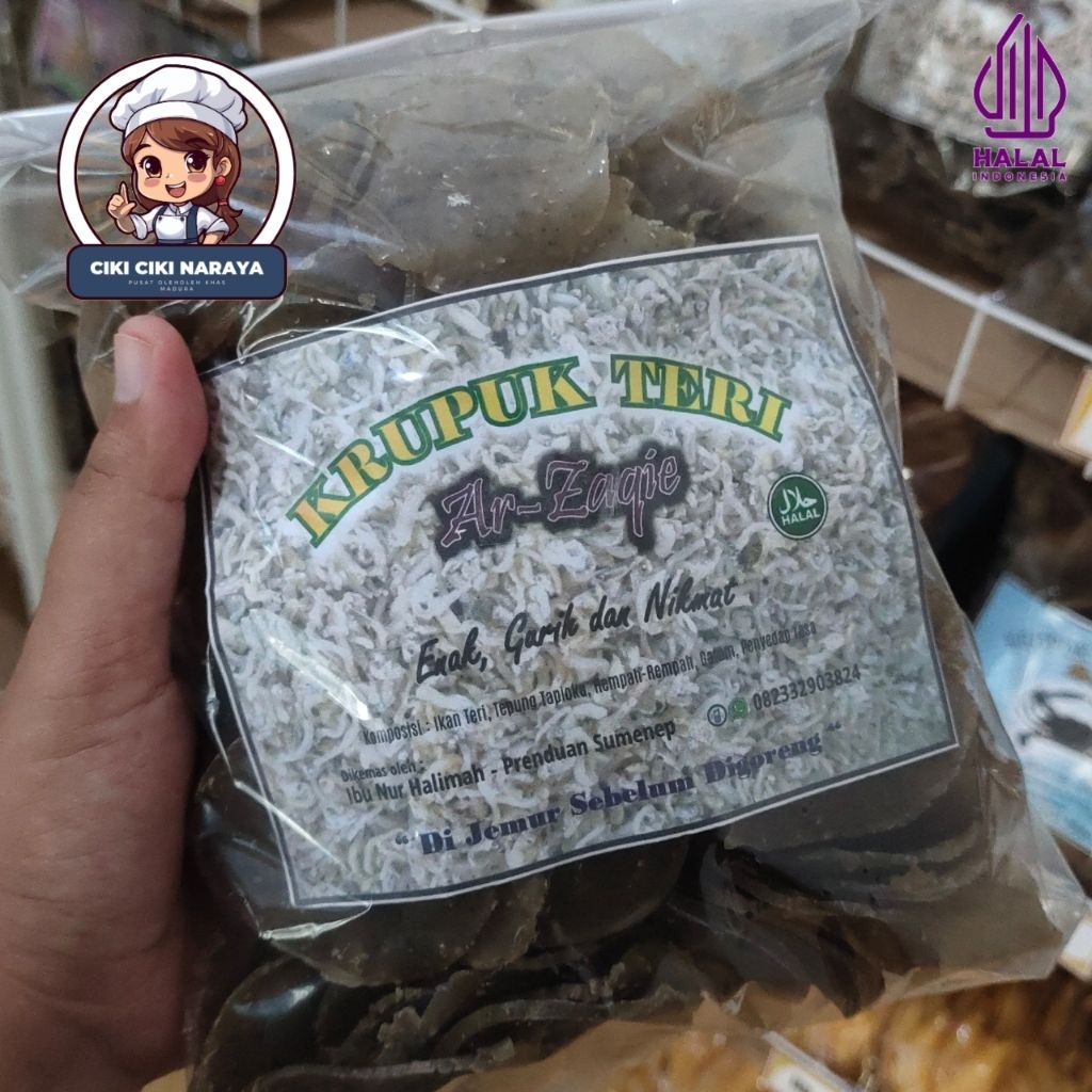 Kerupuk Mentah Kerupuk Ikan Teri Khas Madura
