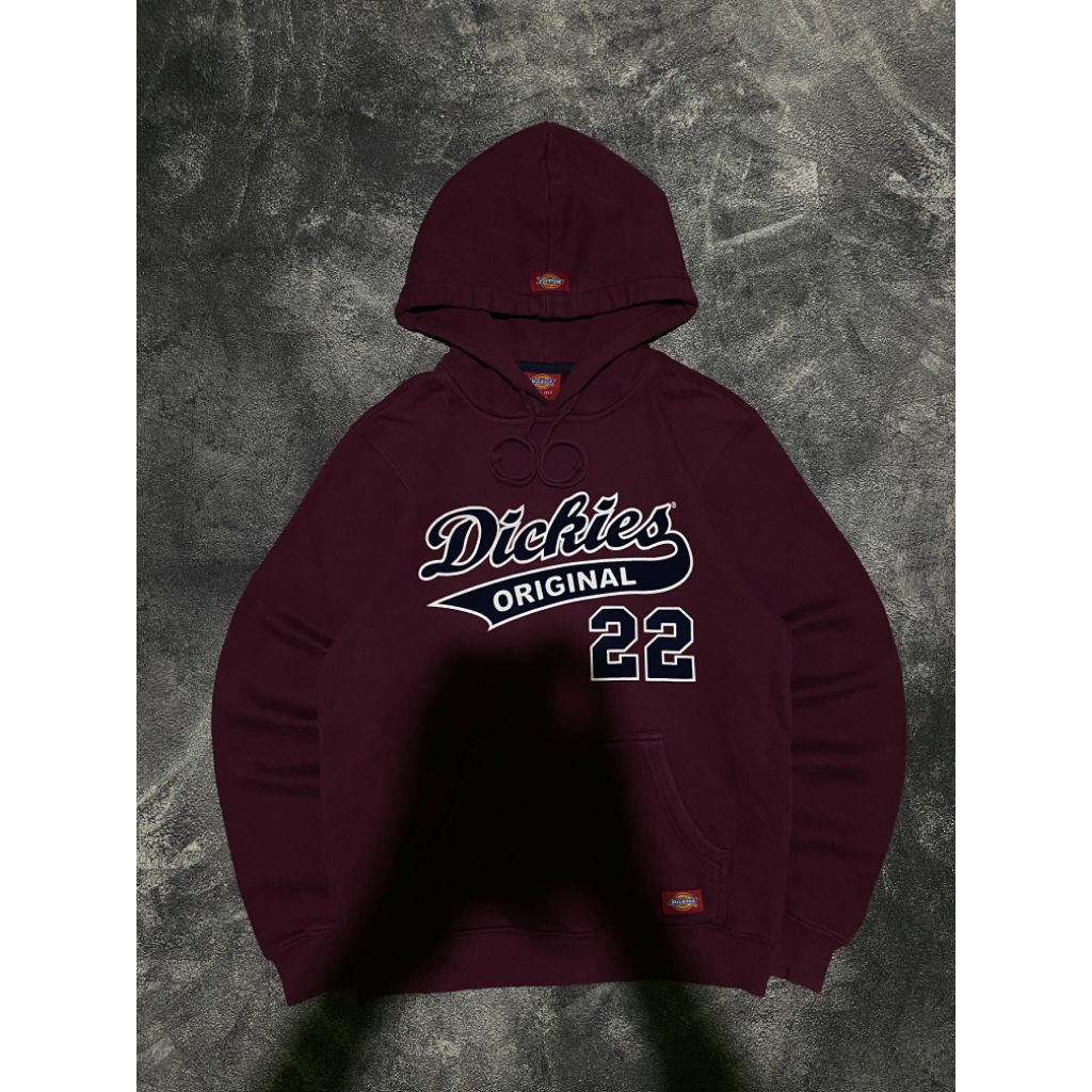 HOODIE DICKIES MAROON VELVET ART 22