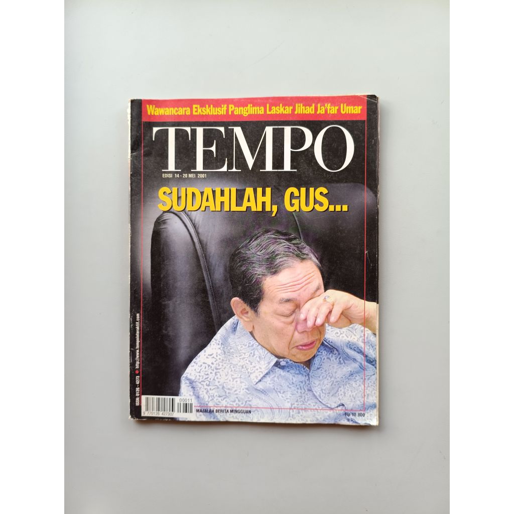 MAJALAH TEMPO EDISI 14-20 MEI 2001 COVER GUS DUR