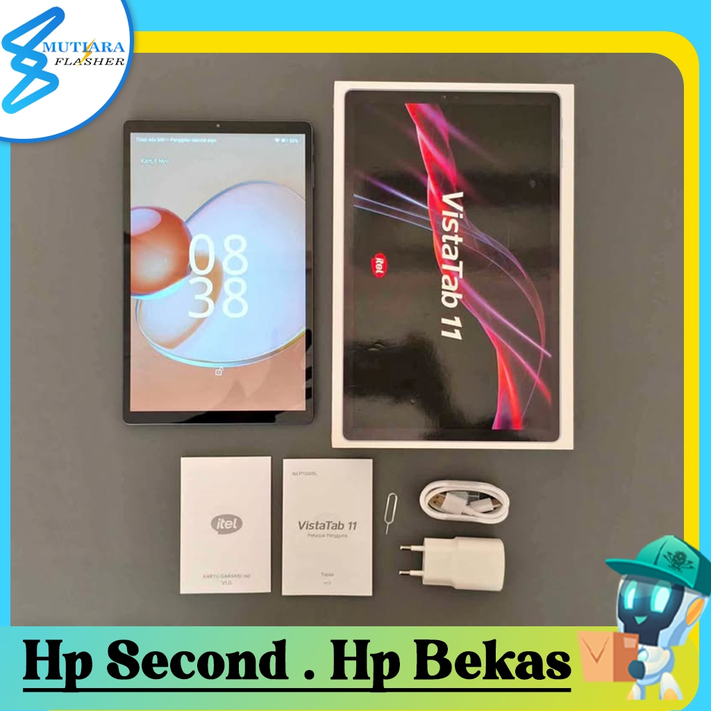 iTel Vista Tab 11 Ram 4 Rom 128GB Second Original