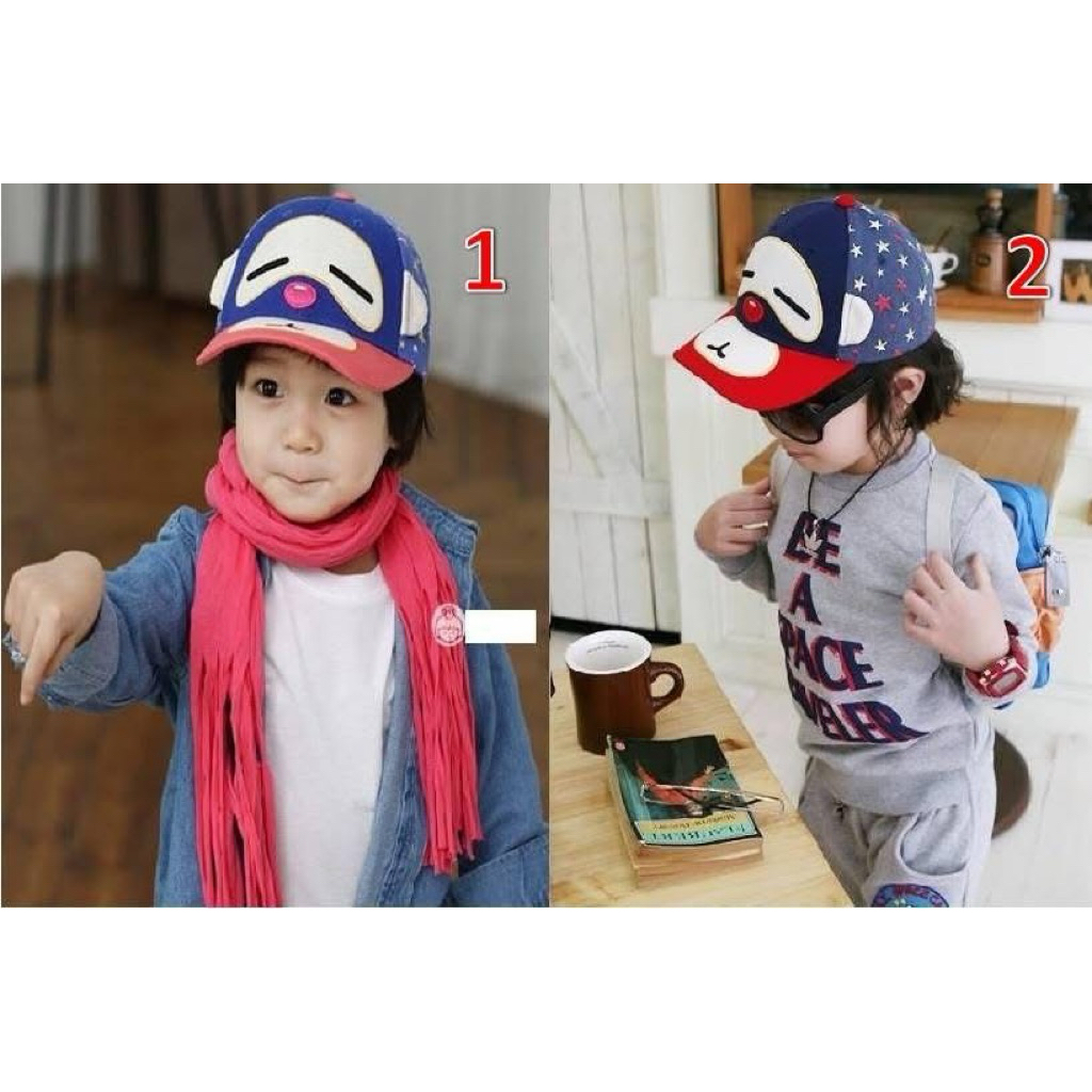 Topi Bintang 2 Warna/Topi Anak/Topi Bintang