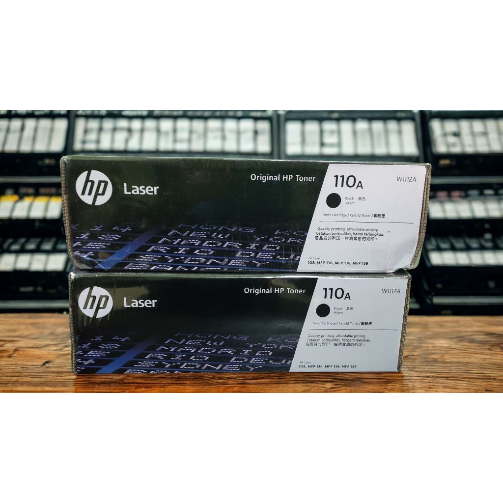 NK STORE - Toner HP 110A Black Original Laser Cartridge W1112A Toner Printer Laser HP 108A 108W 136A