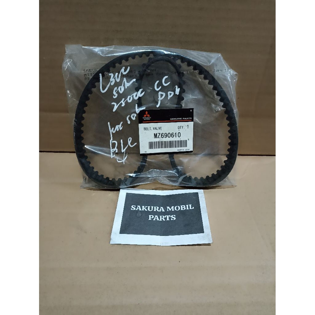 TIMING BELT MITSUBISHI L300 KUDA DIESEL SOLAR PENDEK ASLI