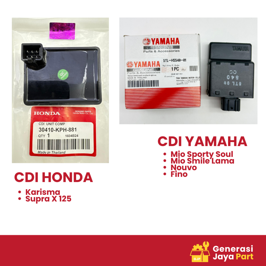 CDI UNIT COMP YAMAHA Mio Sporty Soul Mio Smile Lama Nouvo Fino 5TL-H5540-01 CDI UNIT COMPT HONDA Kar